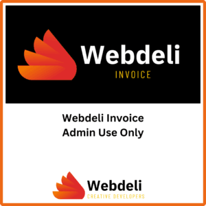 Webdeli Invoice