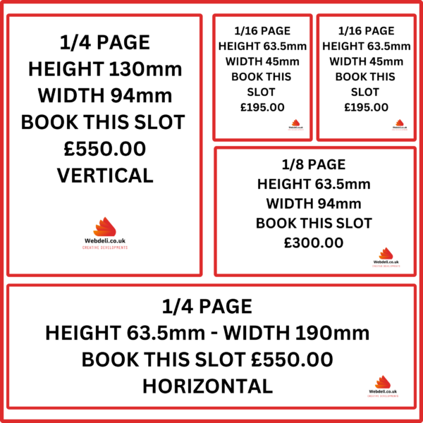 1/4 Page August Addition Newquay Vertical