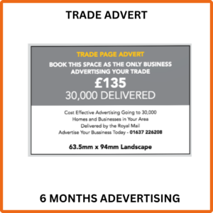 Webdeli Local 6 Months Trade Advertisement