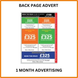 Webdeli Local 1 Month Back Page Advertisement