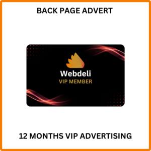 Webdeli Local 12 Months Back Page Advertisement