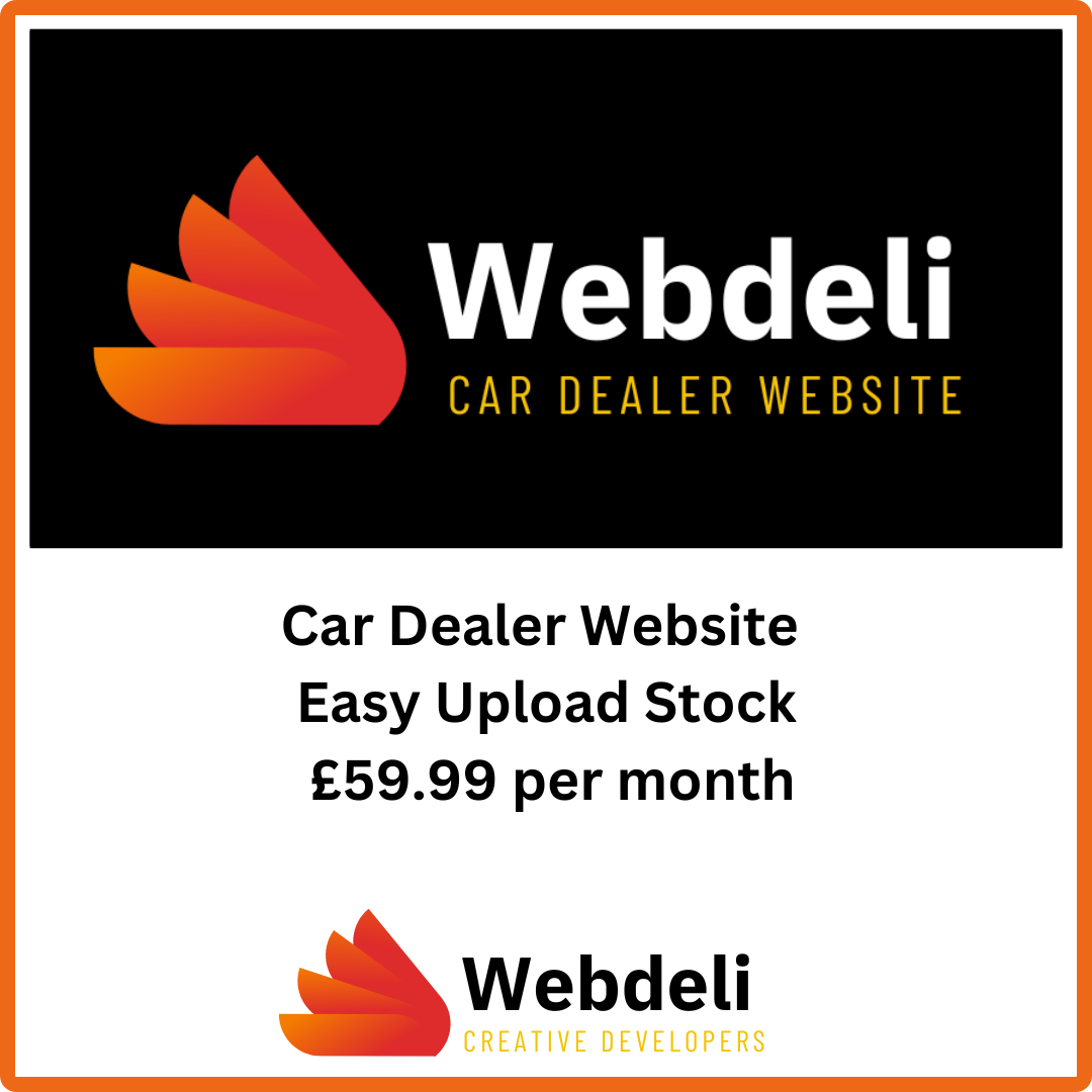 Car Dealer Website Pay Monthly